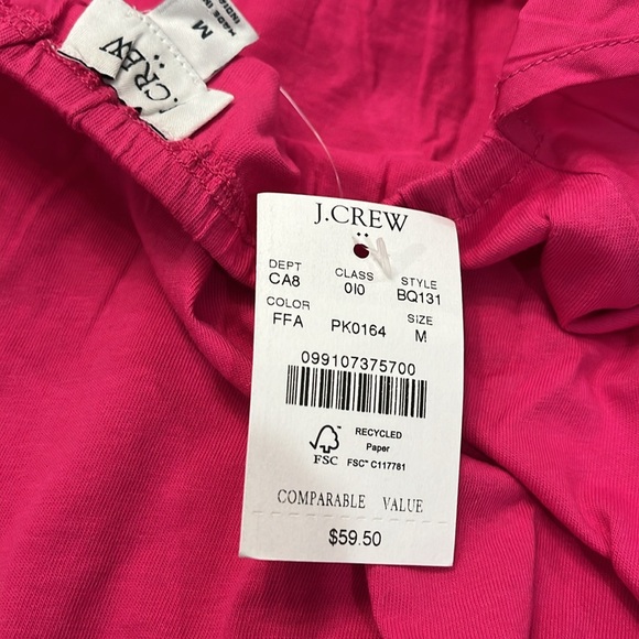 J. Crew Fuchsia Tie-back top/NWT/M - Picture 5 of 12